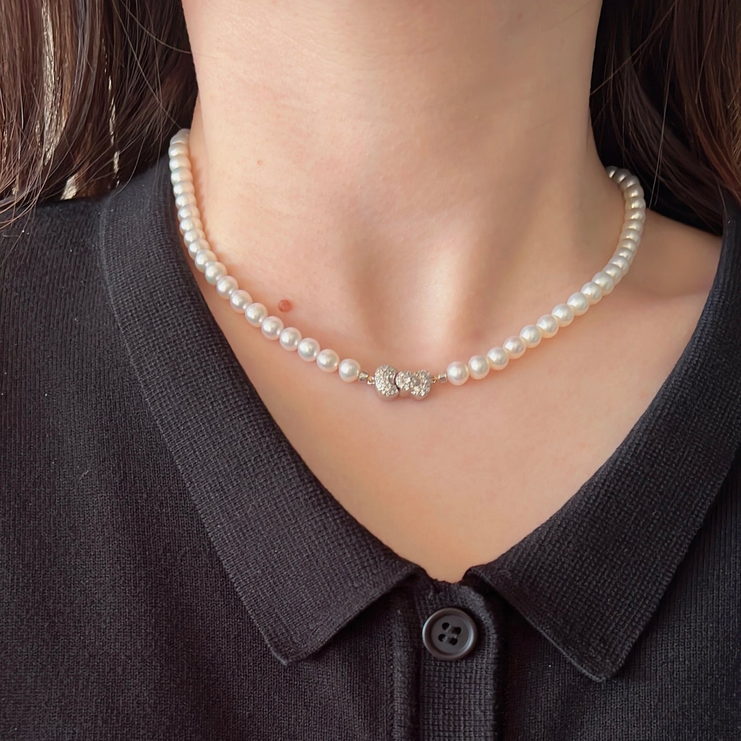 Hello Kitty Pearl Necklaces