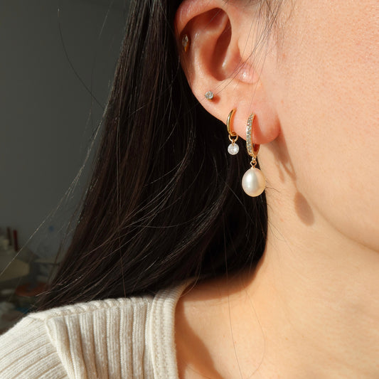 Mia Pearl Hoops
