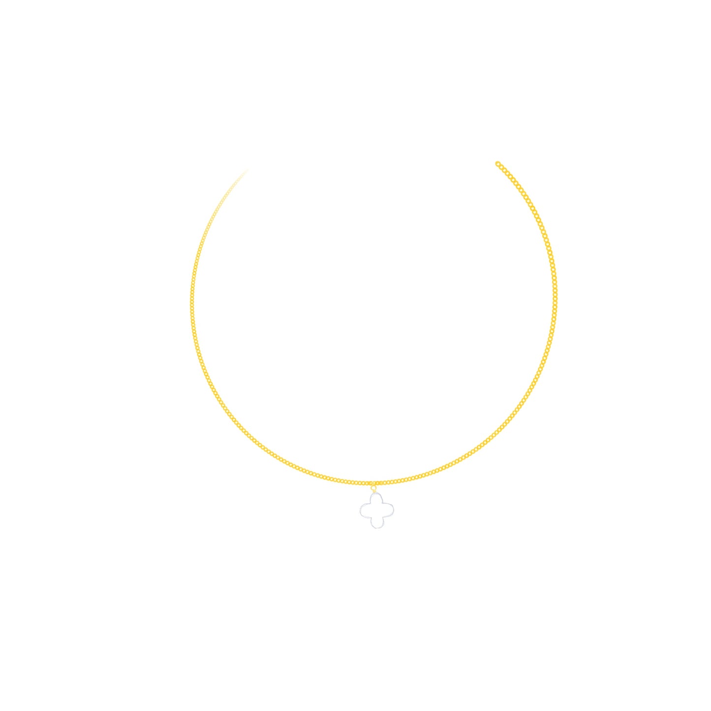 Custom Clover Pearl Necklace