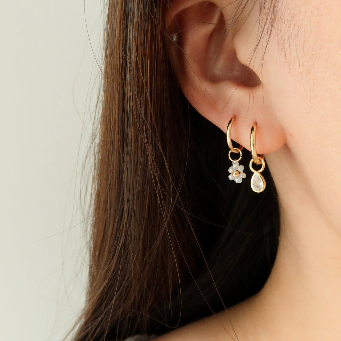 Teardrop Earring Charms (Single)