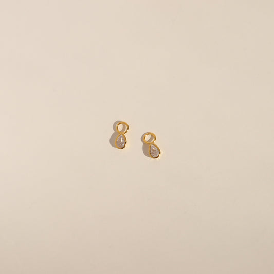 Teardrop Earring Charms (Single)