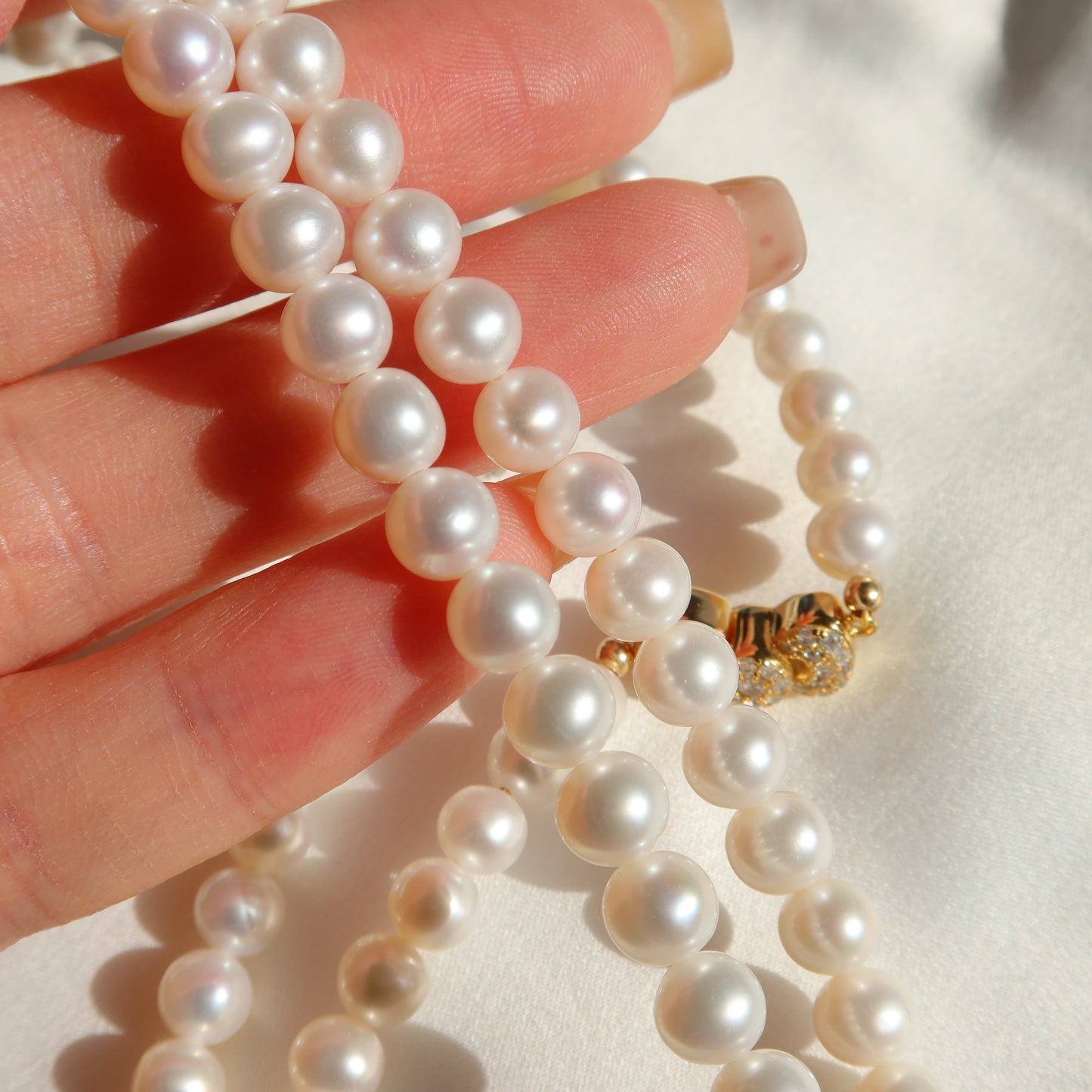 Hello Kitty Pearl Necklaces