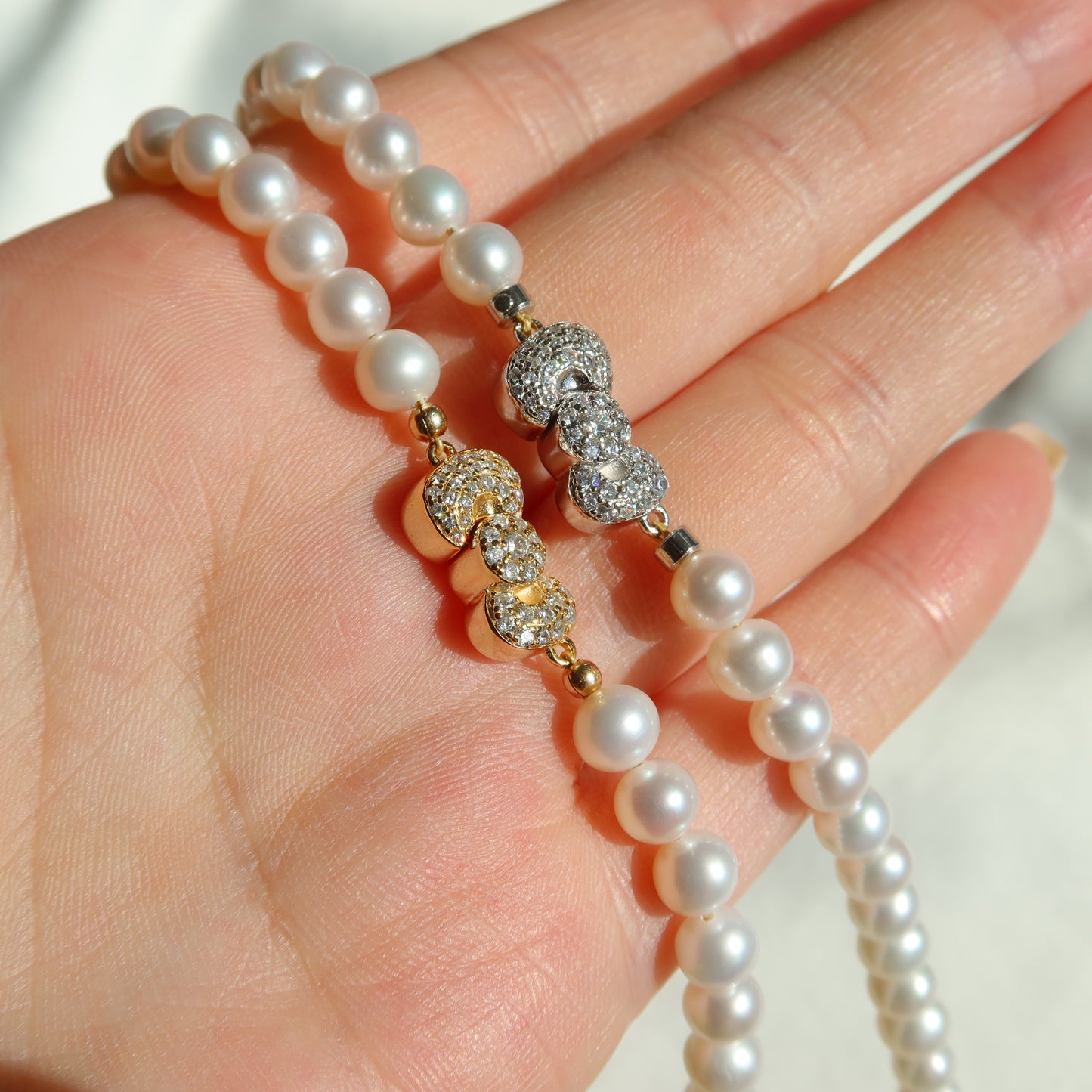 Hello Kitty Pearl Necklaces