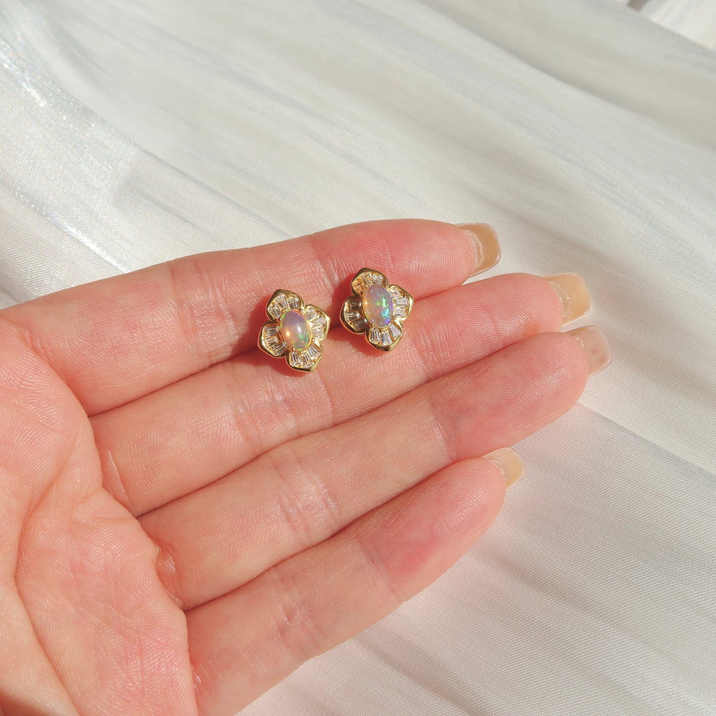 Opal Studs