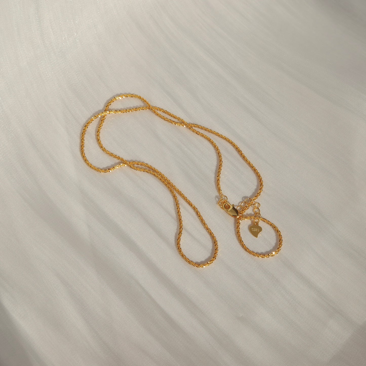 Sparkle Glatter Chain Necklace