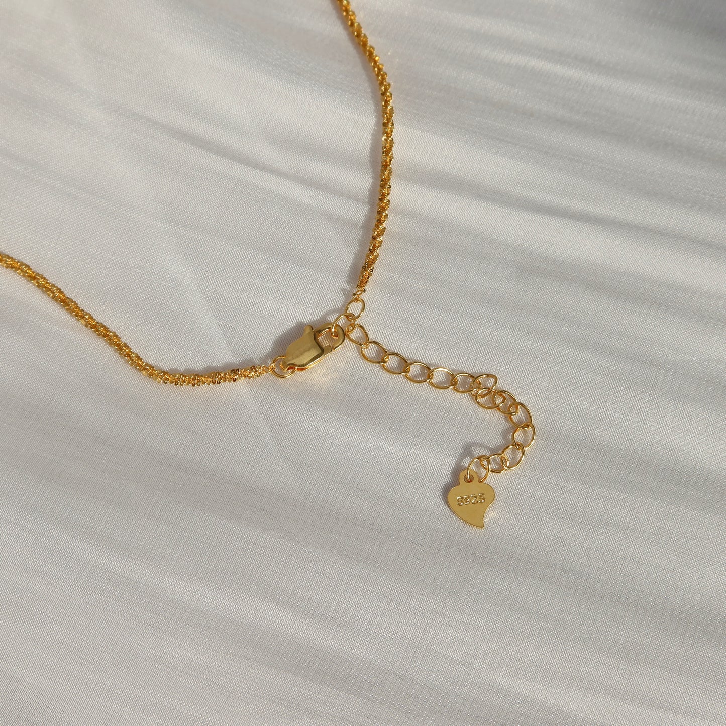 Sparkle Glatter Chain Necklace