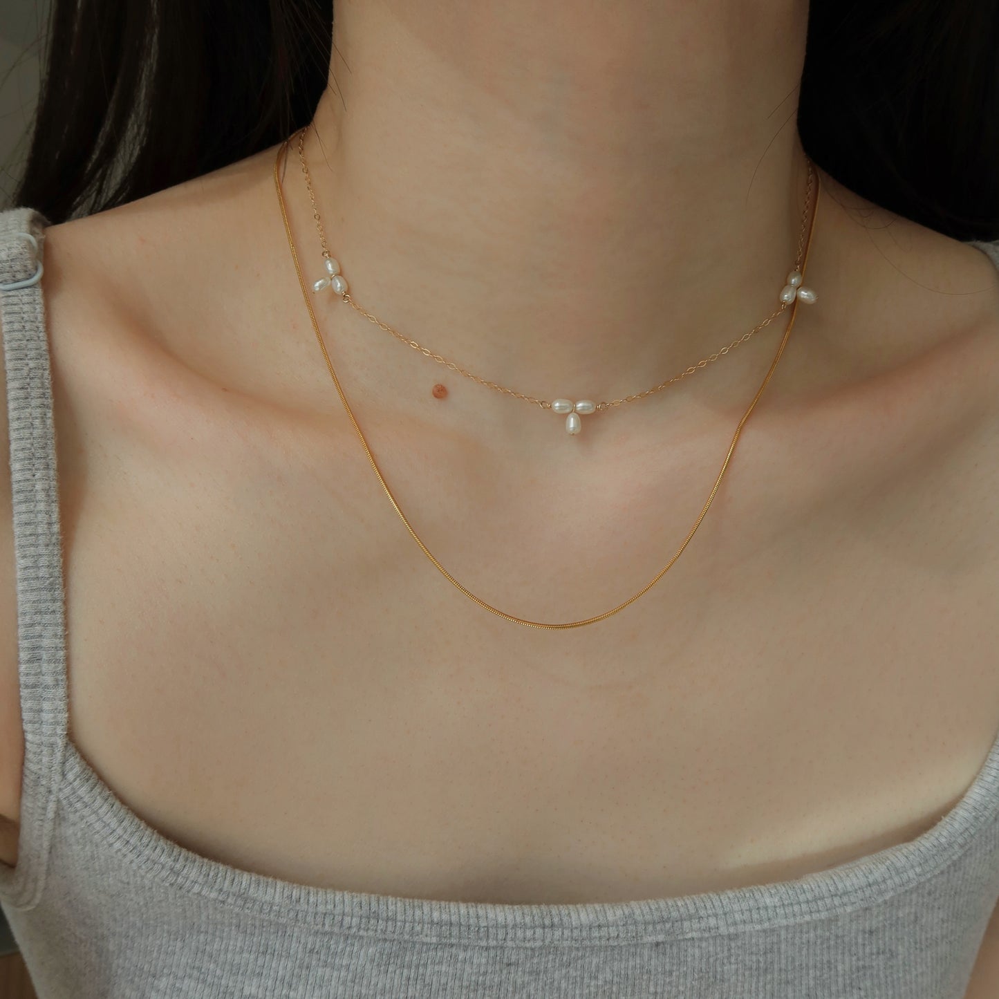 Iris Pearl Necklaces