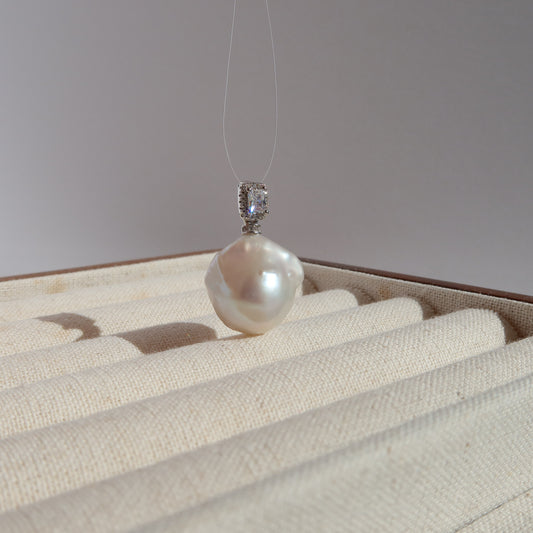 Baroque Pearl Pendant - 10