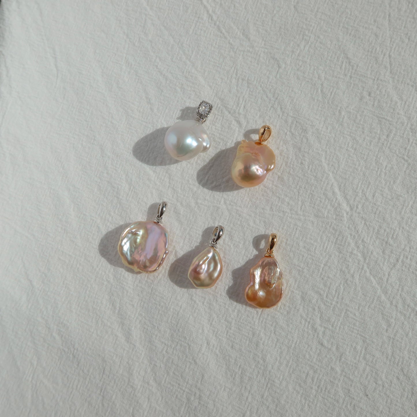 Keshi Pearl Pendant - 14