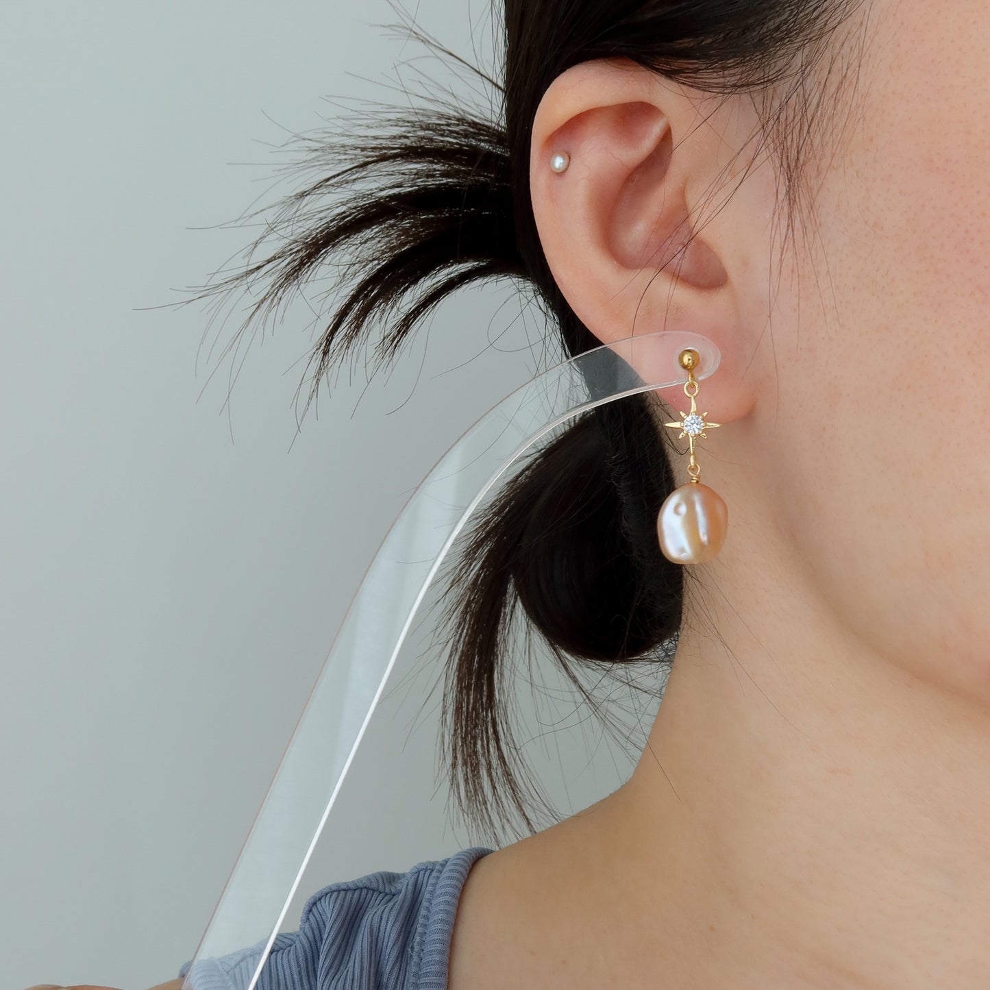 Northstar Keshi Pearl Earrings