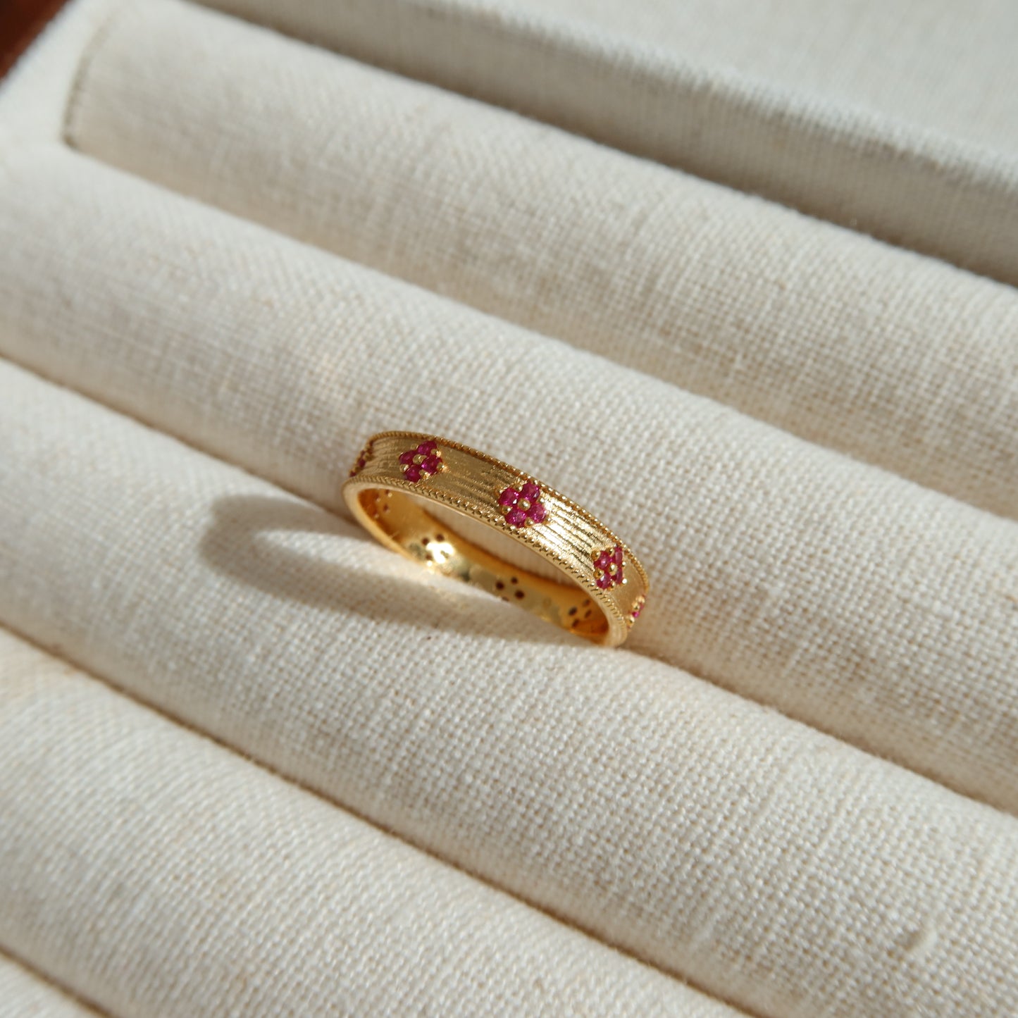 Ruby Band Rings