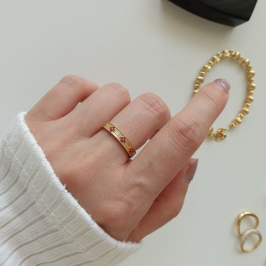 Ruby Band Rings