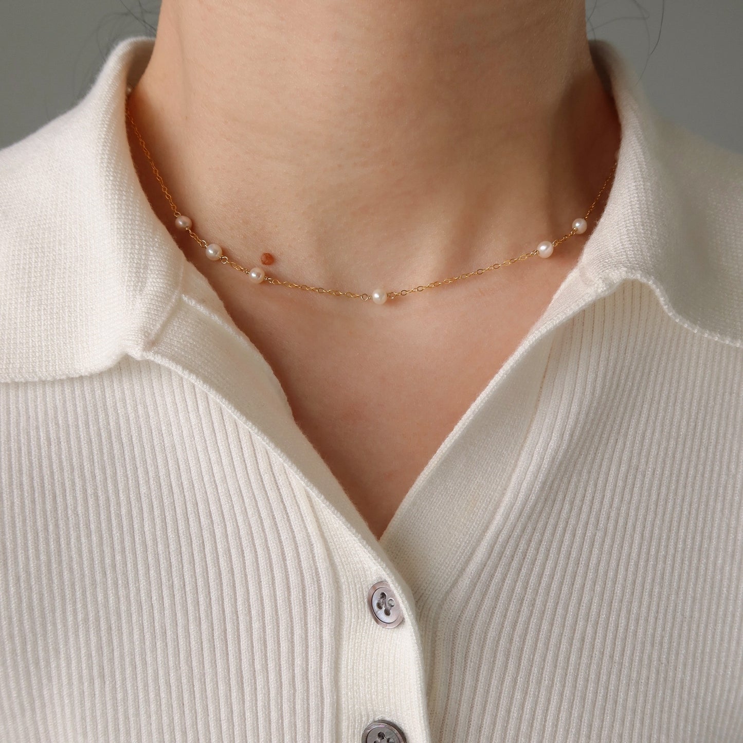 Gloria Pearl Necklace