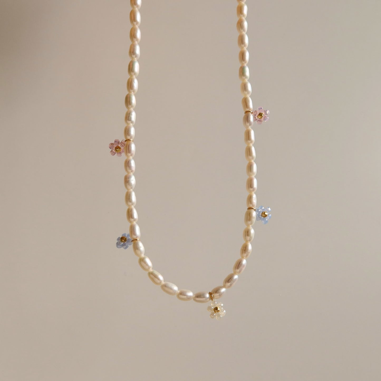 雏菊珍珠项链