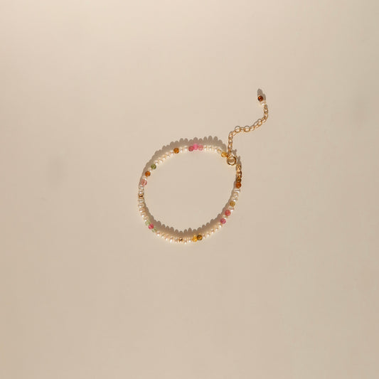 Tourmaline & Pearl Bracelets