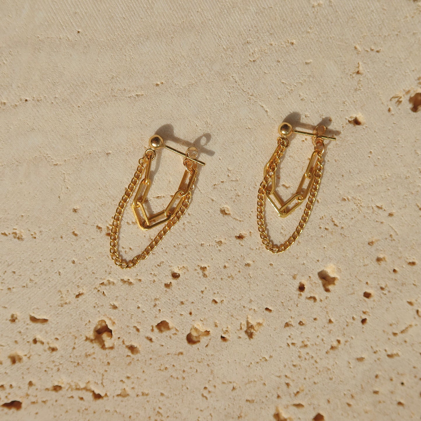 Double Chain Earrings