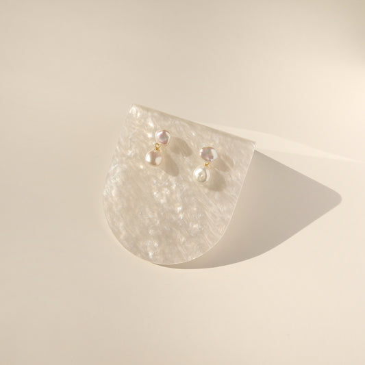 Luna Keshi Pearl Earrings
