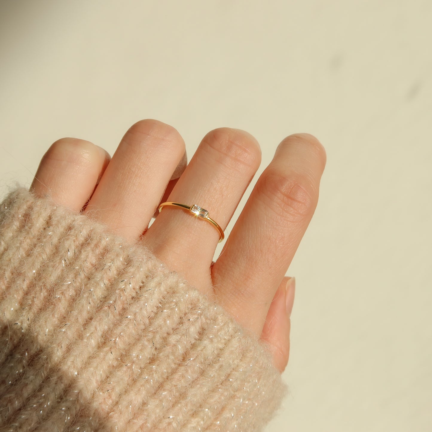 Maggie Baguette CZ Rings