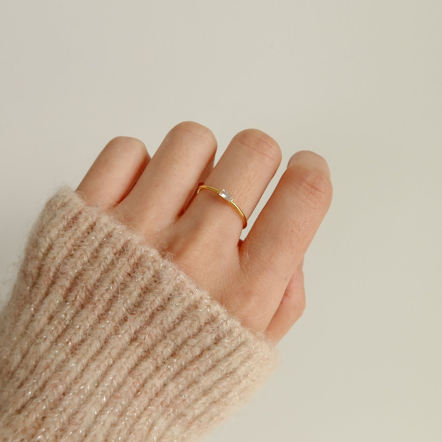 Maggie Baguette CZ Rings