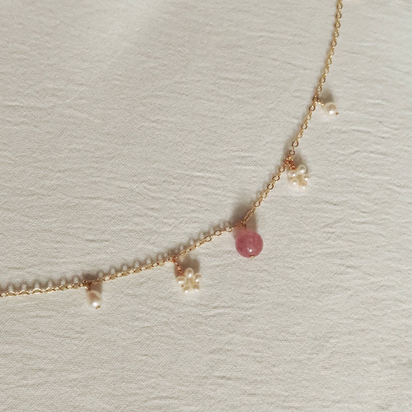 Strawberry crystal bracelet