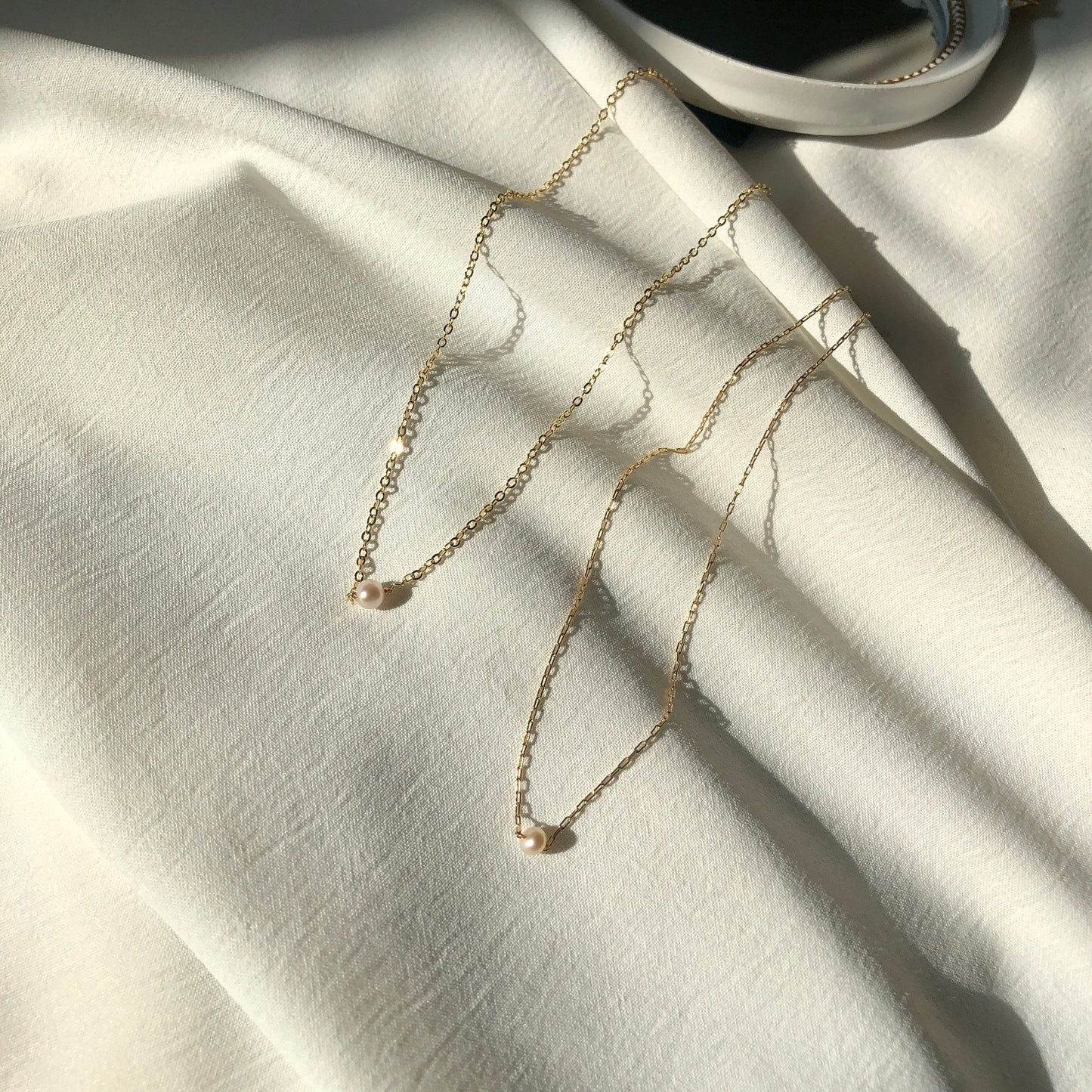 漂浮珍珠项链