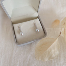 Load image into Gallery viewer, Adeline Blue Akoya Pearl Earrings
