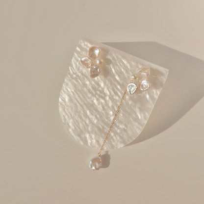 Magnolia Keshi Pearl Studs