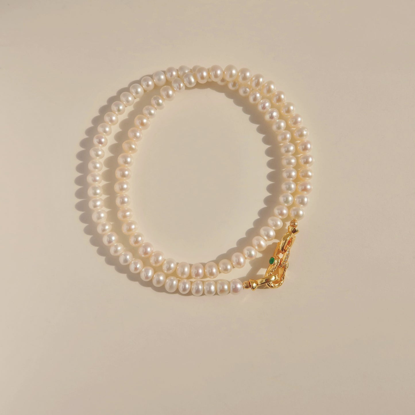 Horseshoe Pearl Necklaces