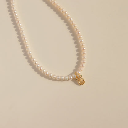 Horseshoe Pearl Necklaces