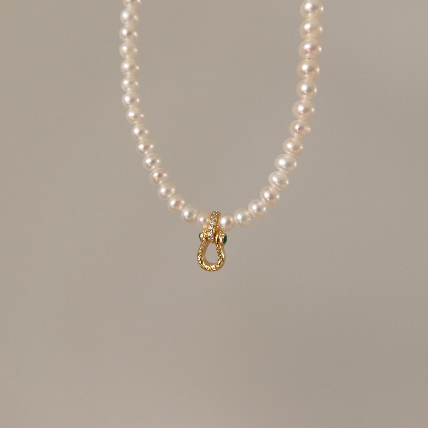 Horseshoe Pearl Necklaces