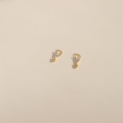 Crystal Droplet Earring Charms (Single)