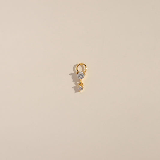 Crystal Droplet Earring Charms (Single)