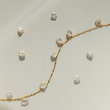 Load image into Gallery viewer, Mira Petal Pearl Necklaces
