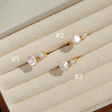 Load image into Gallery viewer, Élodie Keshi Pearl Rings / One Of A Kind

