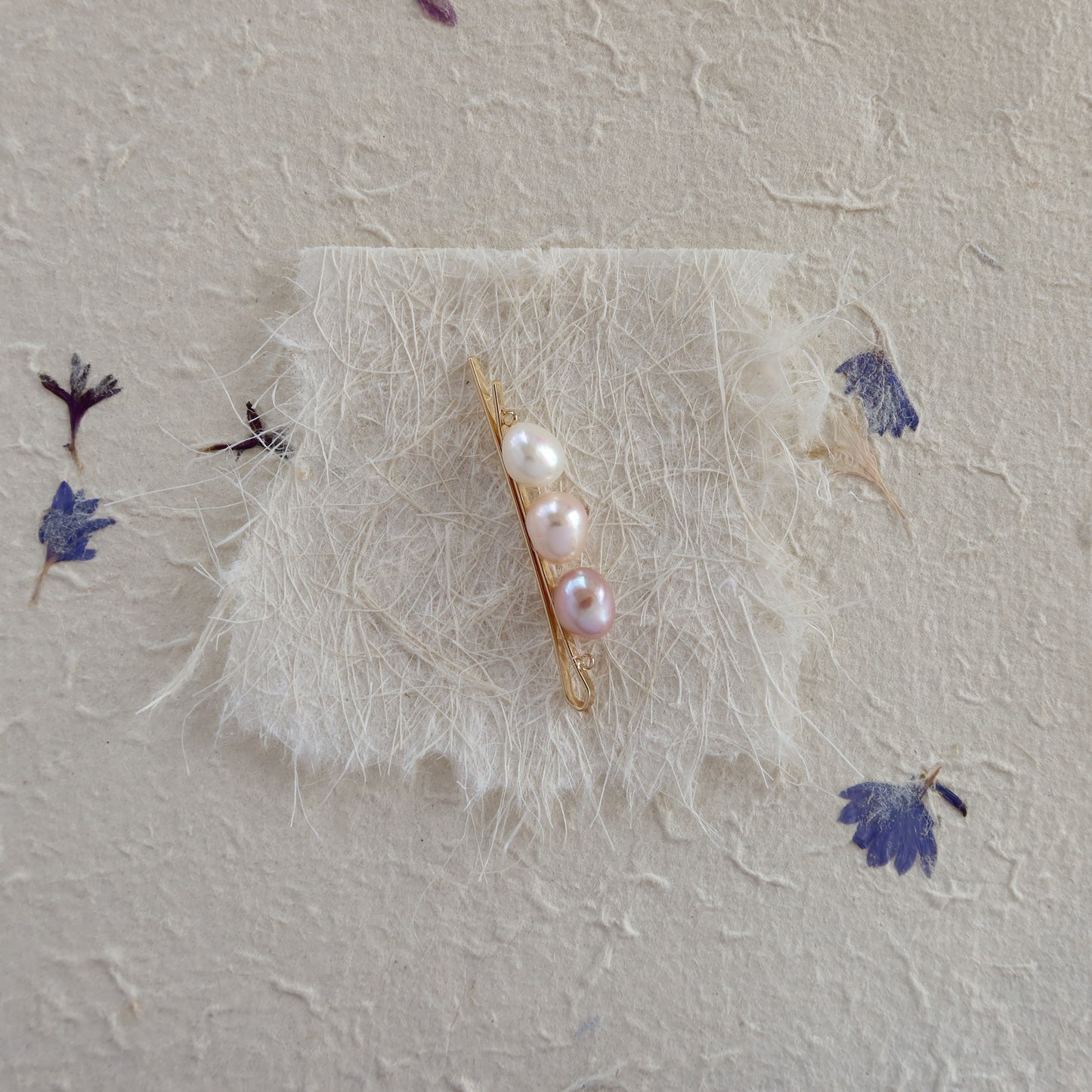 Pink Pearl Hair Pins