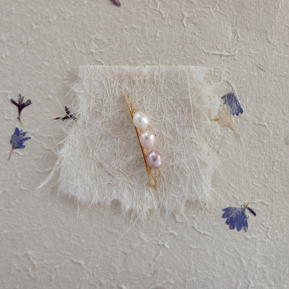 Pink Pearl Hair Pins