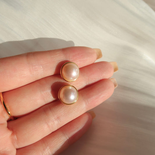 Mabe Pearl Studs