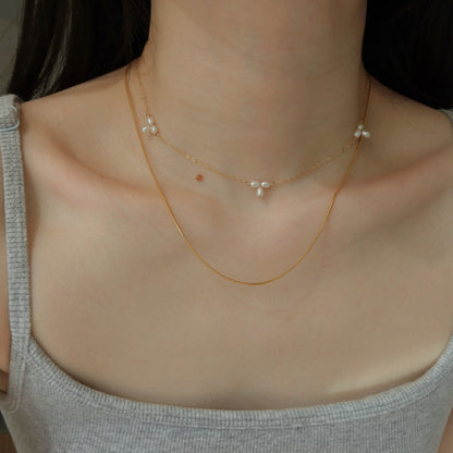 Iris Pearl Necklaces