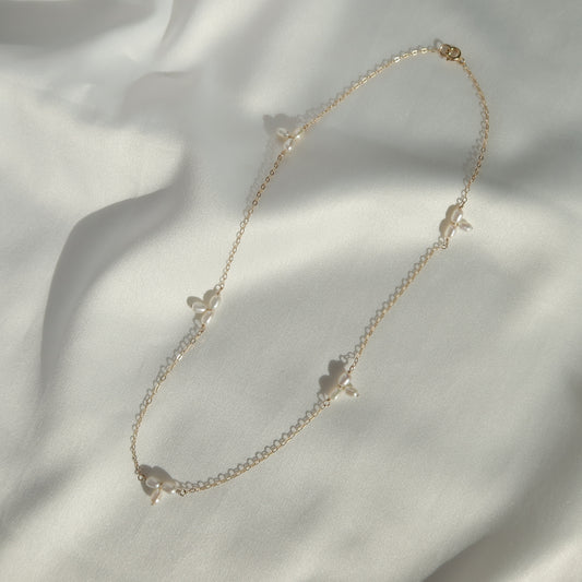 Iris Pearl Necklaces