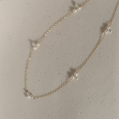 Iris Pearl Necklaces