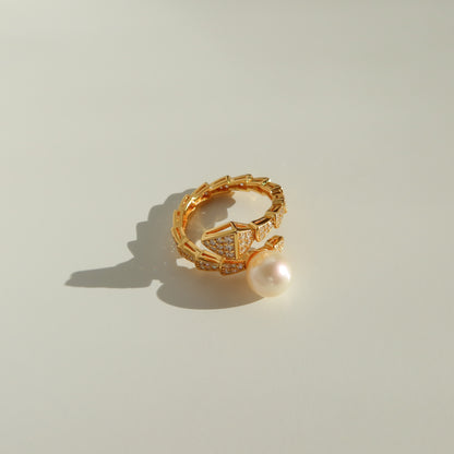 Renata Pavé Snake Rings