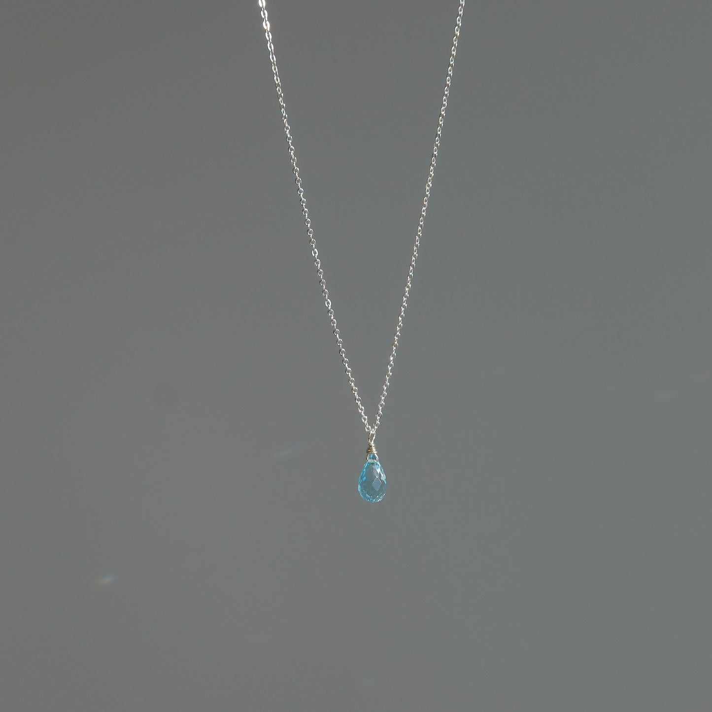 Blue Topaz Necklace
