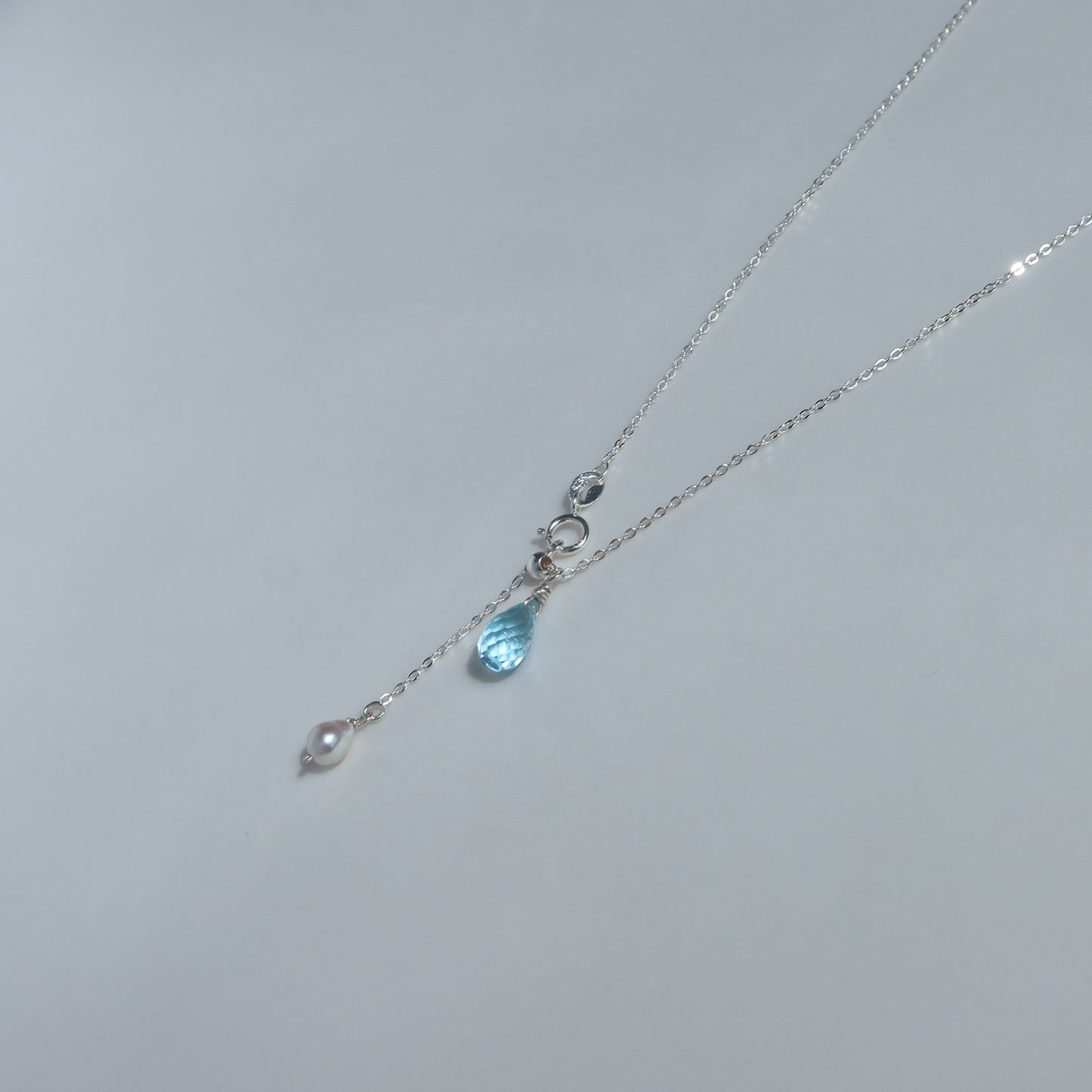 Blue Topaz Necklace