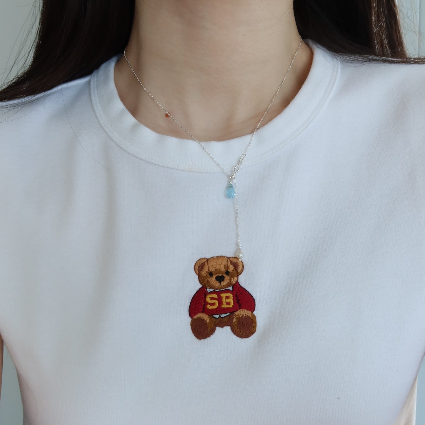 Blue Topaz Necklace