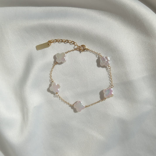 Clover Pearl Bracelets