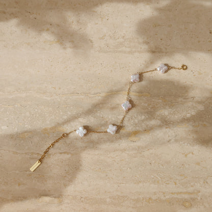 Clover Pearl Bracelets