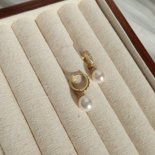 Vera CZ Huggie Hoops