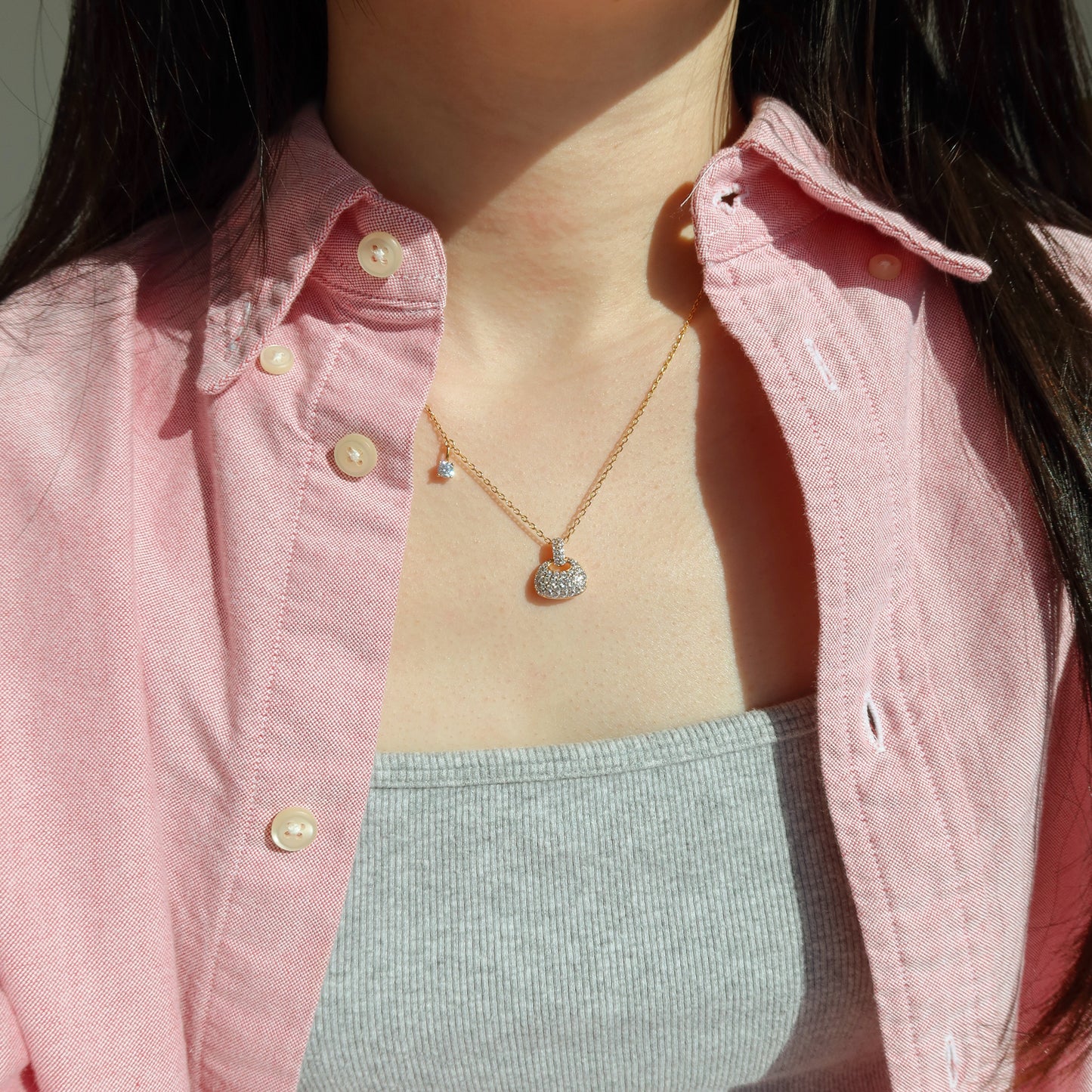 Diamond Handbag Necklaces