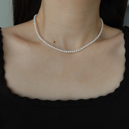 Double Strand Pearl Necklaces