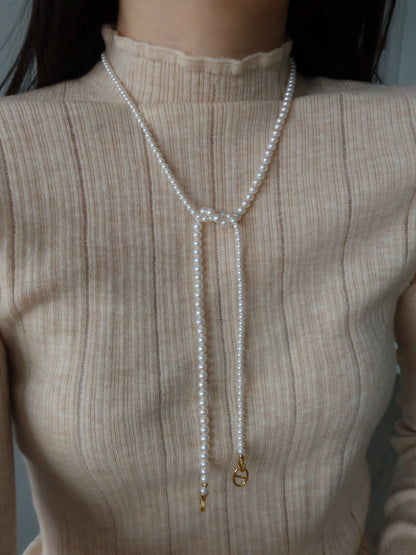 Double Strand Pearl Necklaces